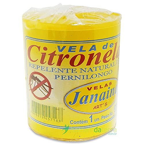 Kit 4 Velas 95g Com Aroma De Citronela - Repelente Natural