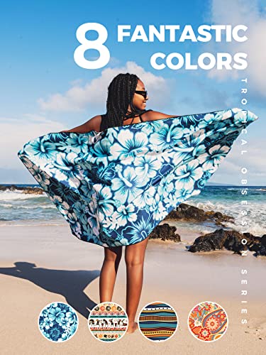OCOOPA Microfiber Beach Towel Fast Drying, Extra Large 71" x 32" Sand Free Beach Towel Super Lightweight Travel Towels for Swimming Pool, Camping, Picnic, Yoga Gym Sports (178 x 80cm) - Image 2