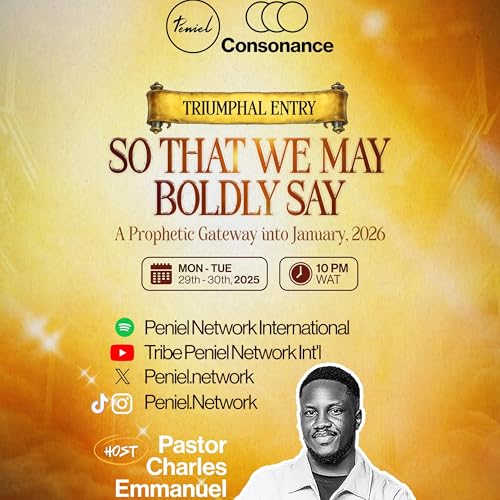 CONSONANCE Day 1: So That We May Boldly Say - Prophetic Gateway into 2026 cover art