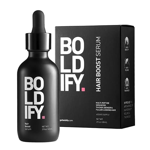 Miniatura 1 de BOLDIFY Suero para el crecimiento del cabello, 2 onzas, 30 potenciadores naturales + 4 péptidos clínicamente probados, tratamiento ligero y no graso