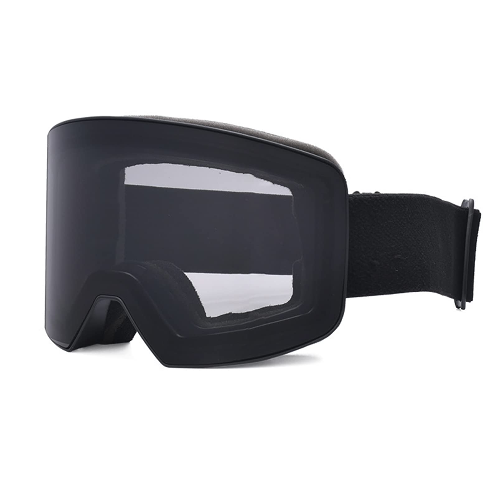 Lunettes de Ski OTG, Masque de Ski OTG 100% Protection UV400 Anti-buée, Masques de Snowboard pour Hommes & Femme avec Lentille détachable, Protection Lunettes Lens