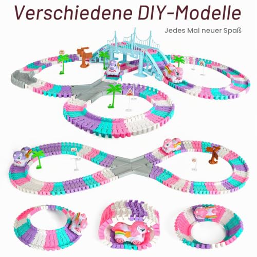 Autorennbahn ab 3 4 5 6 7 8 Jahre, Rennbahn Spielzeug Kinder – Ansicht 5