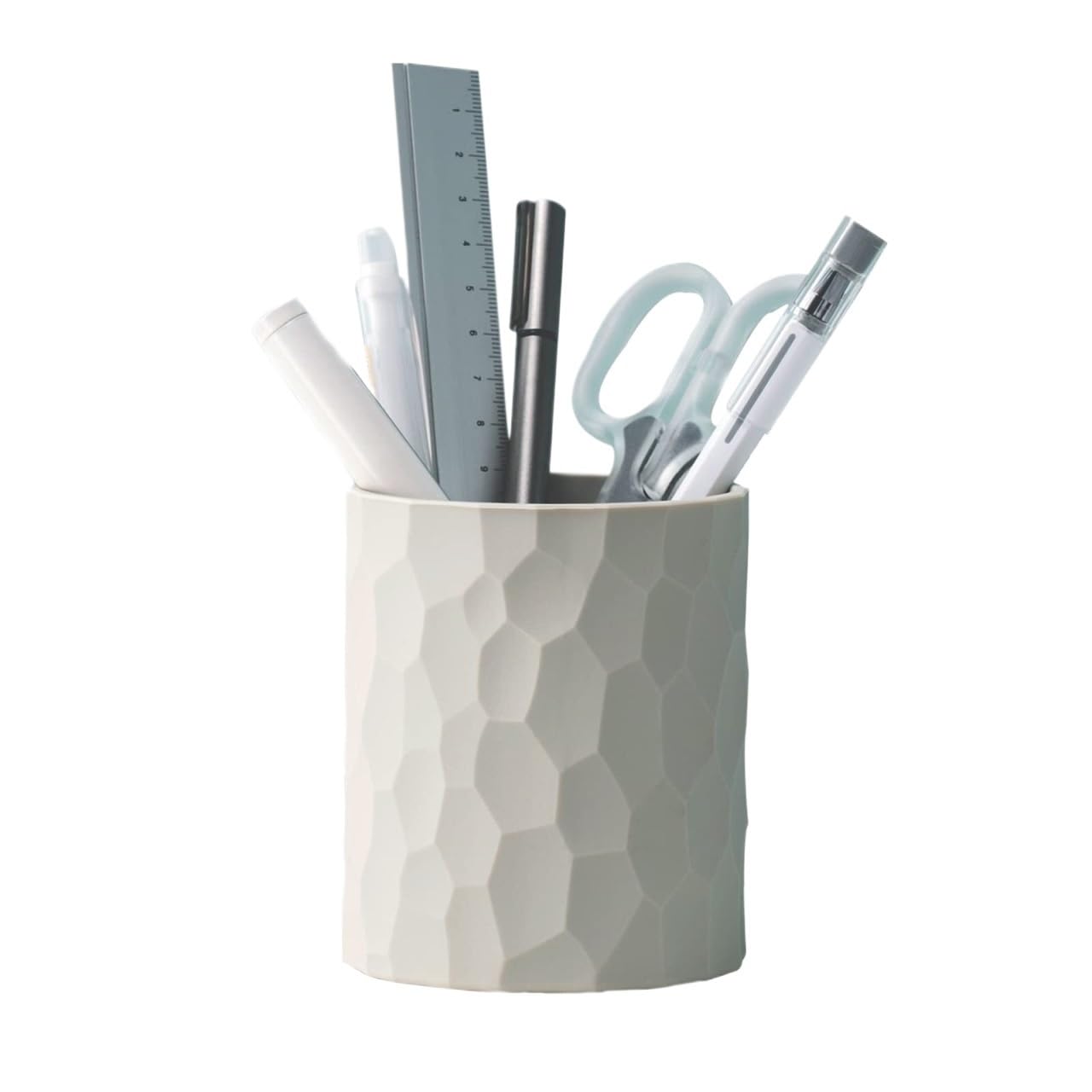 Pot à Crayons Fournitures Scolaires Porte-stylo Étanche Facile À Ranger, Adapté Au Bureau Domicile Et L'école(Grey)