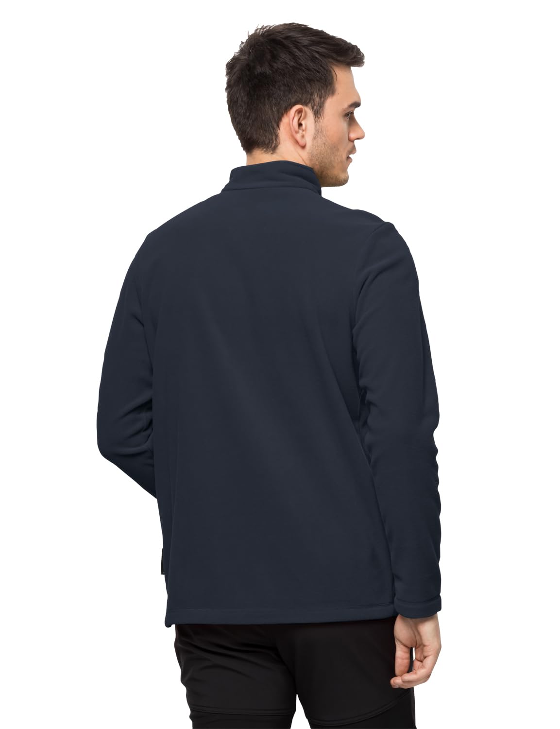 Jack Wolfskin Męski sweter Taunus Hz, niebieski (Night Blue), S