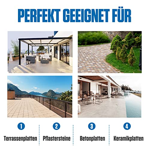 Bauhandel24 - Fugenkreuze 3mm für Terrassenplatten 100 Stk., Fugenkreuz auch als T-Stück, Abstandshalter 15mm Höhe, Kreuze im Außenbereich für Platten Pflaster Terrasse Balkon