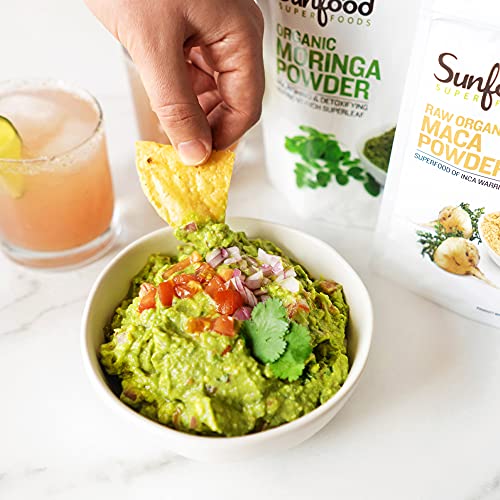 Sunfood Superfoods Maca Root Powder, Organic, Raw For Men & Women. From Peru. 100% Pure: No Additives, Fillers Or Preservatives. 16 Oz Bag (1 Lb) #TOP5