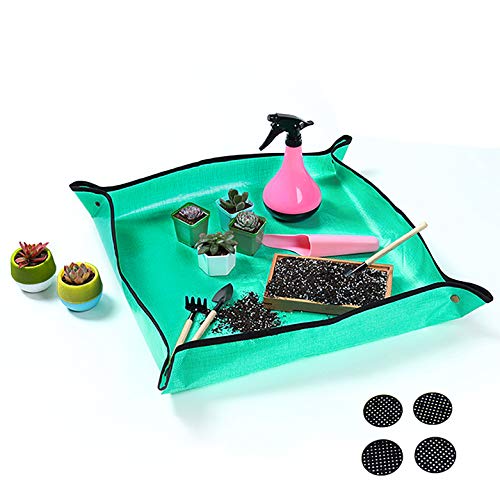 YAVO-EU Tapis de Jardinage Bâches en Tissu(1x1m) Protège-Genoux de Jardin, résistant à l'eau Bâche De Paillage pour intérieur et extérieur Cover