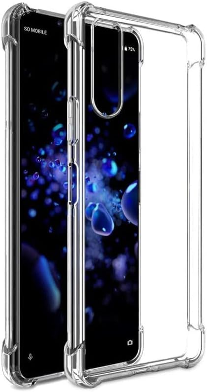 Rubber Soft Bumper Transparent Silicon Shockproof Slim Back Cover Case for Sony Xperia 1 II/Sony Xperia 1 2 / Sony Xperia 12 6.5"