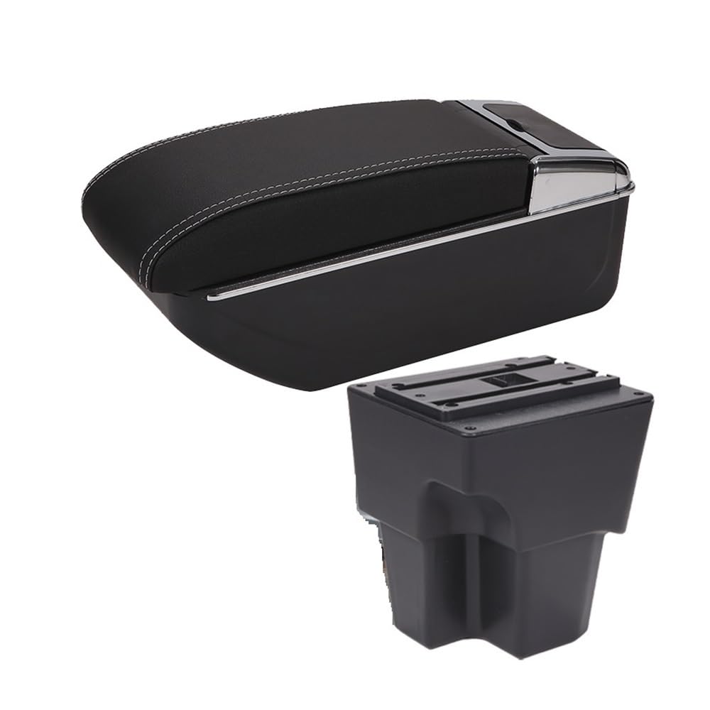 Aierdeyp D3 Black White Nousb Car Armrest Box For Vw For T-Cross 2025