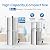 Waterdrop Gravity-fed Water Filter System & Stainless Steel Stand
