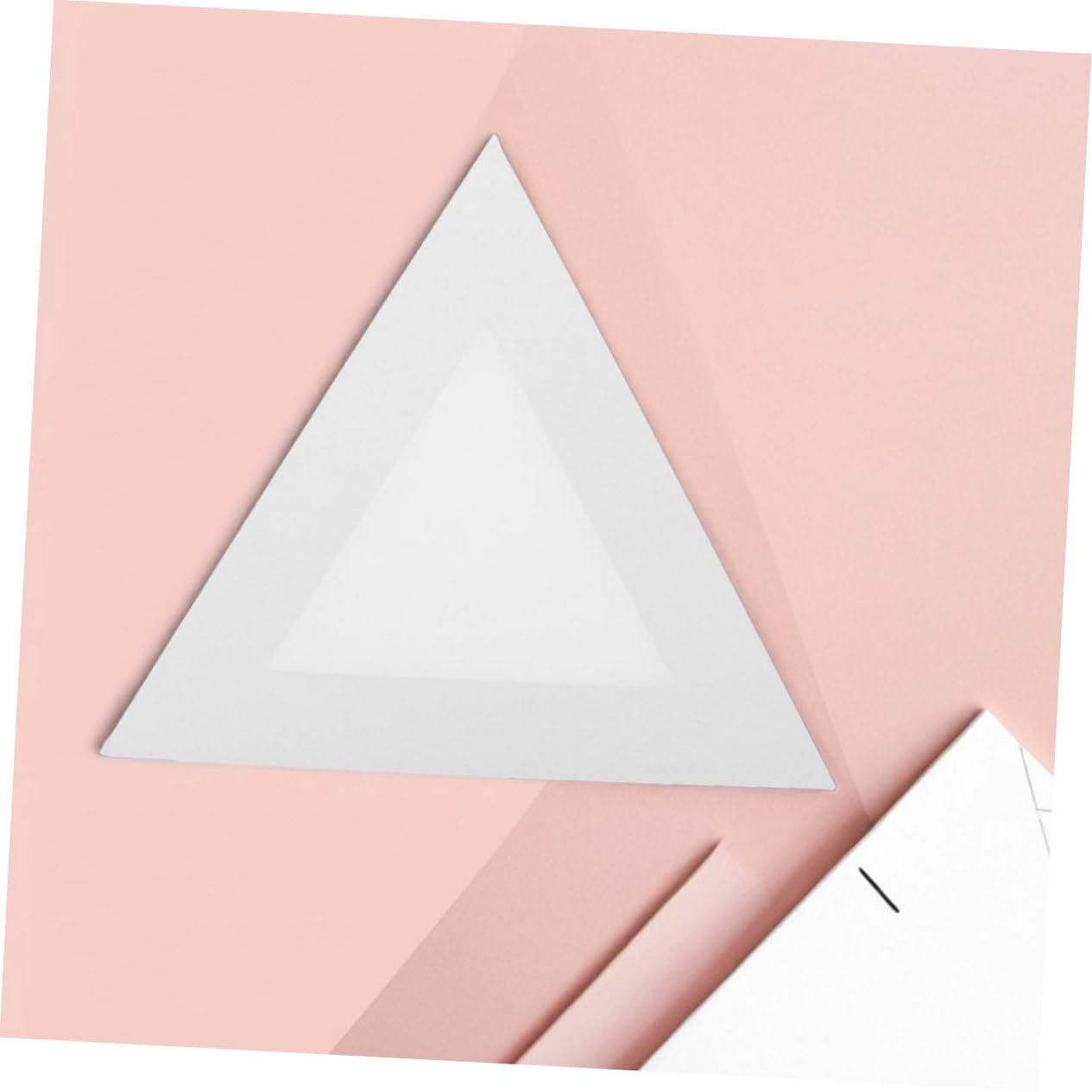 Sewroro 2pièces Lot de Toiles Tendues sur Châssis Triangulaire Panneau Prêt à Emploi pour Peinture à Huile et Acrylique Matériel Artiste et Décoration Intérieure