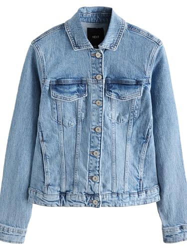 Veste en jean ajustée finie l'effet rigide optez pour le confort flexible