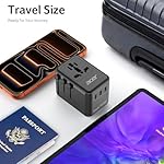 Acer 70W GaN Universal Travel Plug Adapter - International Power Adapter with 3 USB C & 1 USB A, Worldwide Power Outlet Travel Essentials for USA to European UK AUS Ireland, Type C/G/I/A, Black - Image 5