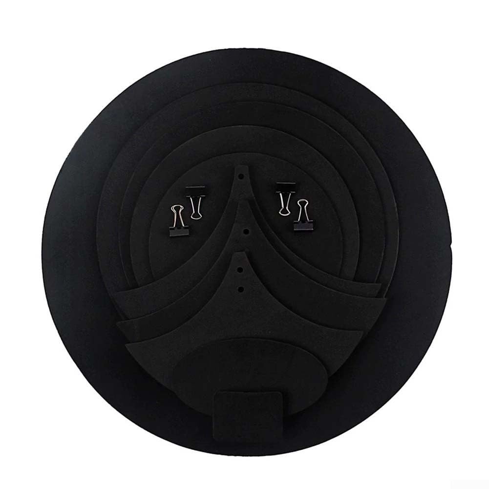 Zilimontt Lot de 14 silencieux de batterie avec réduction du bruit, silencieux pour batterie et cymbale - Avec clips - Mousse en caoutchouc