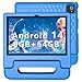 ITDULCET Kids Tablet, 10 inch Android 14 Tablet for Kids, 8GB RAM 64GB ROM Octa-Core Fast-Charging Battery Toddler Tablets with Shockproof Case, Bluetooth, WiFi, Parental Control, Dual Camera, GPS