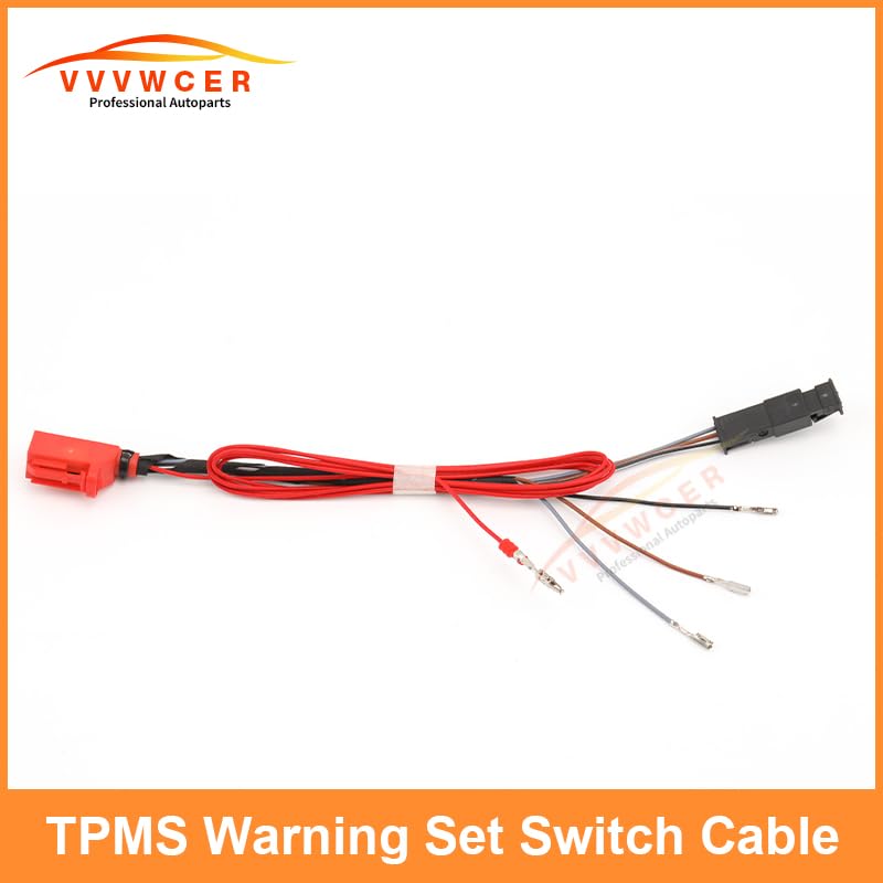 Tire Pressure TPMS Warning Switch Button Cable Harness for VW Golf 6 MK6 for Jetta MK5 MK6 EOS Polo for Scirocco for Touran - (Color Name: Plug)
