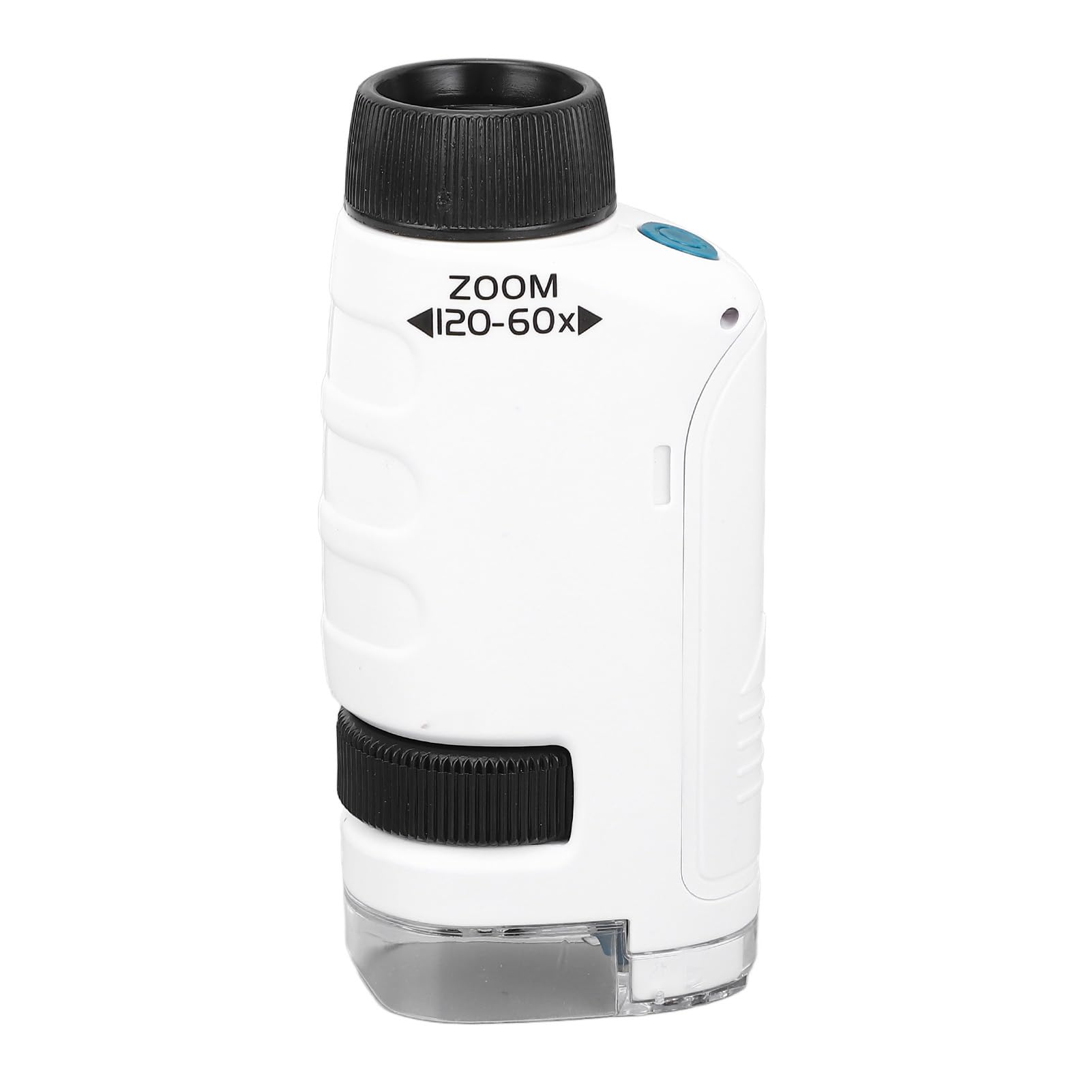 60 to 120X Microscope 60X to 120X Portable Microscope HD Optical Lens Handheld Pocket Microscope for Daily Observation