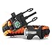X-Plore Gear Emergency Paracord Bracelets | Set of 2| The Ultimate Tactical Survival Gear| Flint Fire Starter, Whistle, Compass & Scraper | Best Wilderness Survival-Kit - Black(R)/Orange(R)