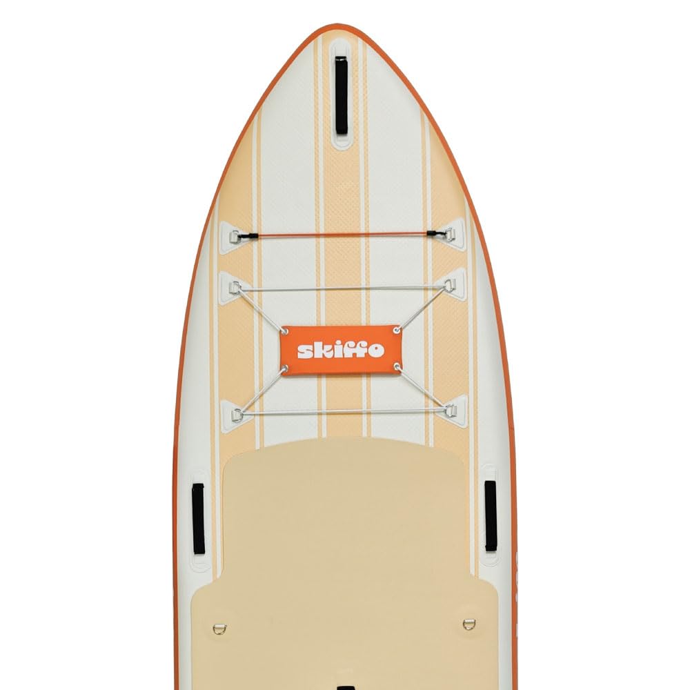 Skiffo Rivage 11' – Sup Gonflable 2-en-1 Kayak Complet - 335x86x15cm - Max 160 kg - Stable & Polyvalent - Design Unique