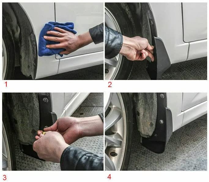 GZBFTDH Car Splash Guards Mud Flaps For Mitsubishi Eclipse Cross 2018-2023 - 4 Piece Set