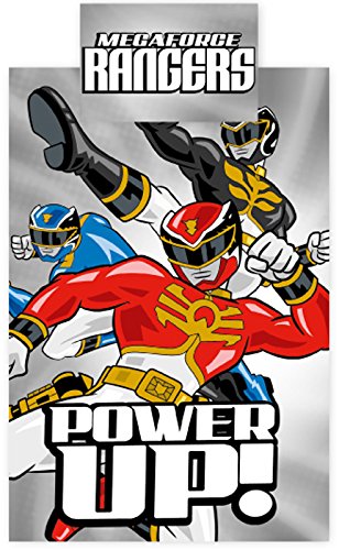 Power Rangers 'Power UP' Single Twin Duvet Cover Character With Pillowcase