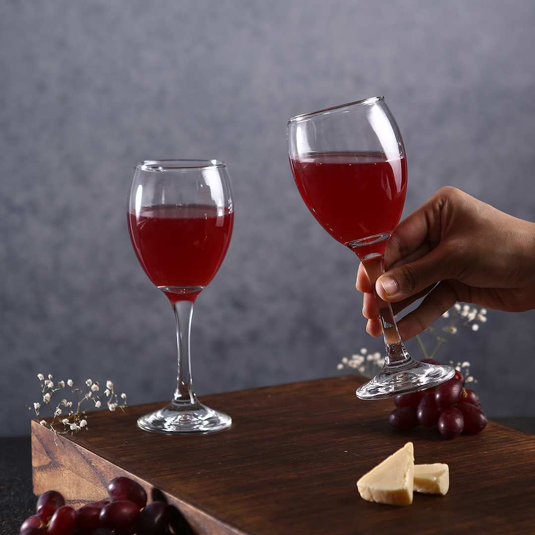 Wonderchef Modena Wine Glass 245 ml (Set of 6) 2