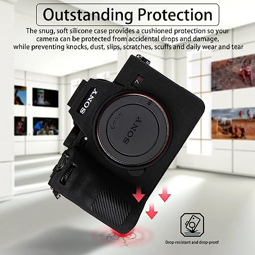 Funda Easy Hood para Sony Alpha 7R V DSLR Camara Negra miniatura 3