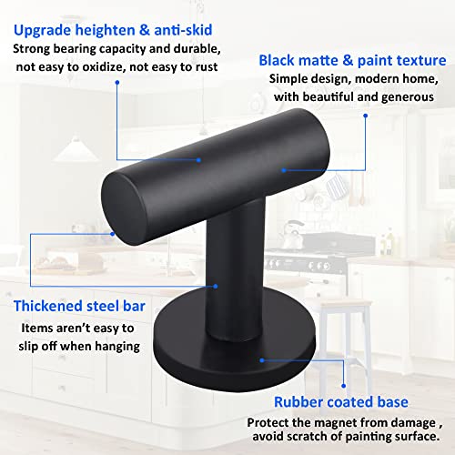 image for ULIBERMAGNET Strong Magnetic Coat Hooks,Heavy Duty Rubber Coated Magne