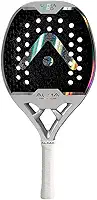Raquete Beach Tennis Carbono 12K Ultrapro Branca e Prata Alma Genius
