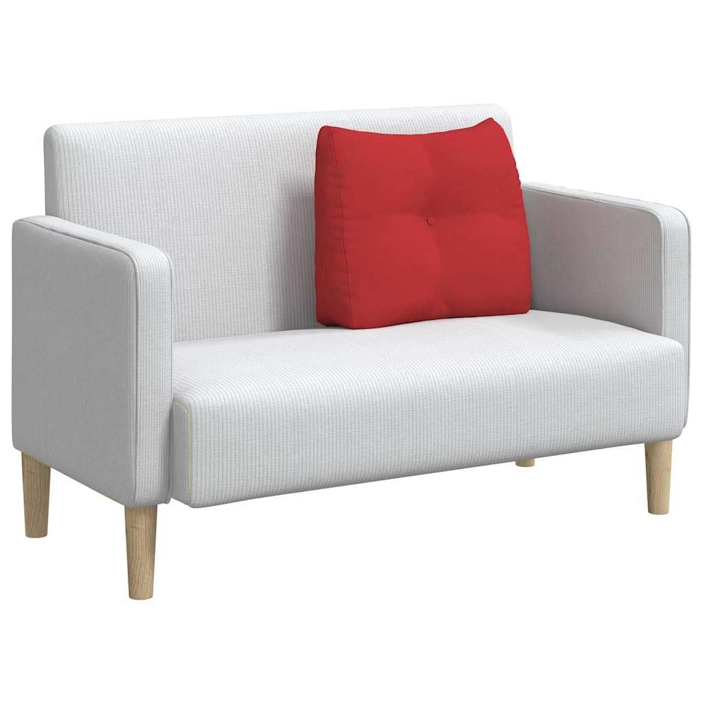 Cuscino posteriore rosso 60 x 24 x 50 cm Textil con supporto lombare