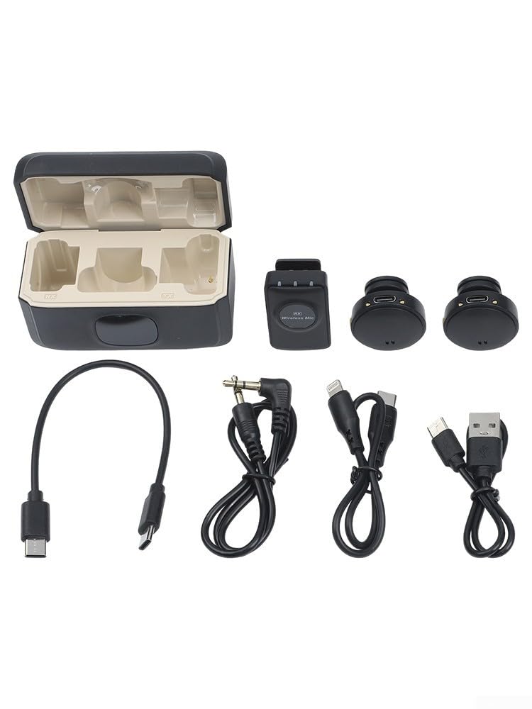 Microfono Wireless per dji per Action 5 Pro Pocket 3 per osmo 360