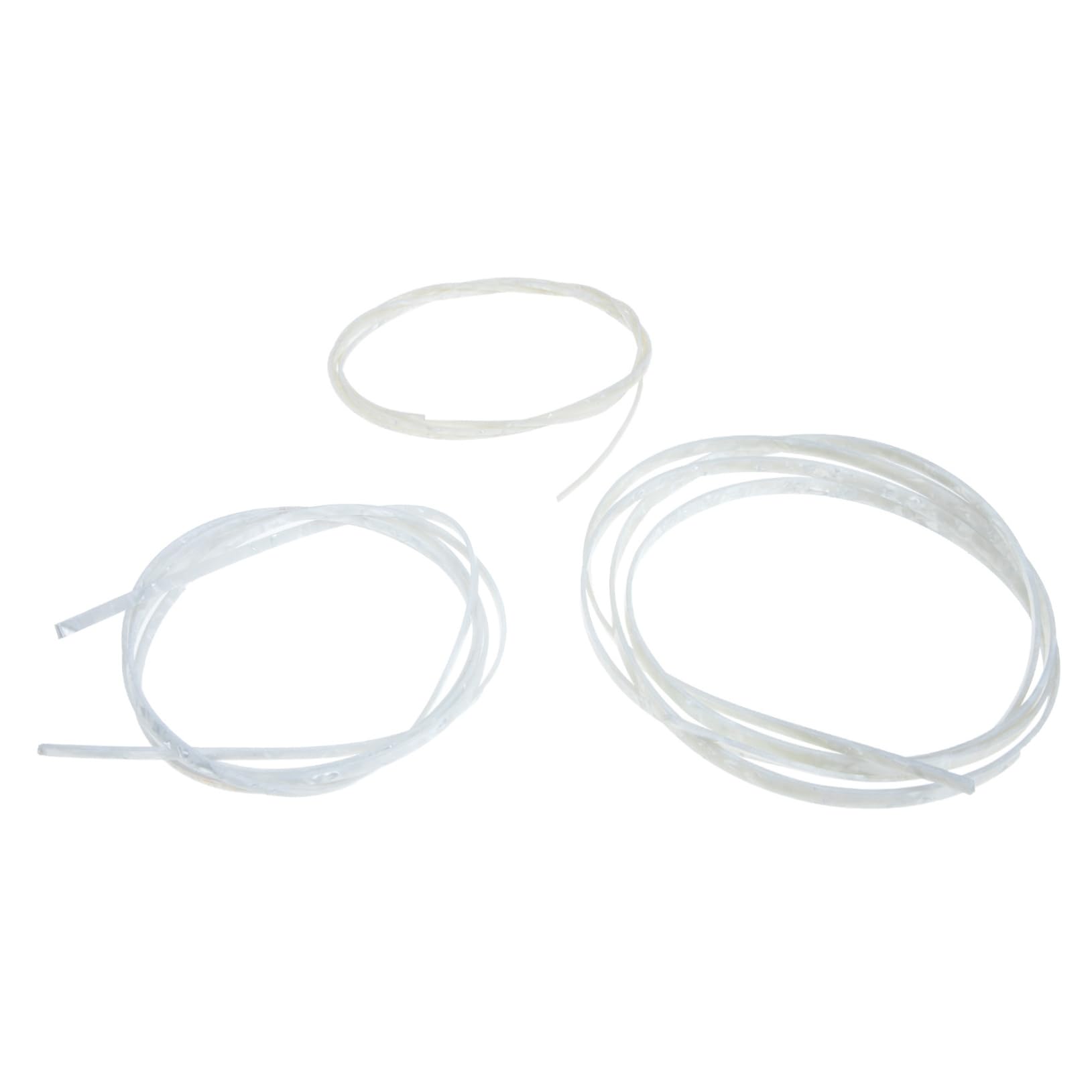 BESTonZON Guitar Binding Purfling Strips Diy Kit 3 Pack White Design for Acoustic Classical Guitars
