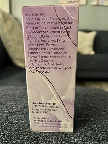 Cottonspin Retinol Firming Facial Serum For Wrinkles & Dark Spots, Renew And Reset, Skin Clearing, Anti Aging Serum - Skin Repair, Night Therapy, Clean Skin Care, Fine Lines 1 Fl Oz #TOP7