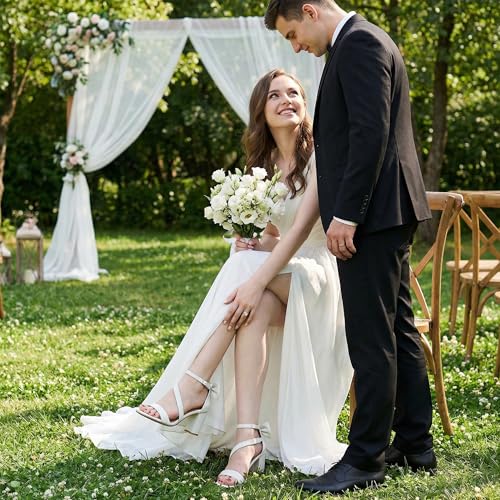 Image of Reimferce Womens Comfortable Heels for Wedding: No Blisters & Sore Feet by 40% Better Shock Absorption During Wedding - 8-Hour Keeping Pain-Free for Brides & Bridesmaids