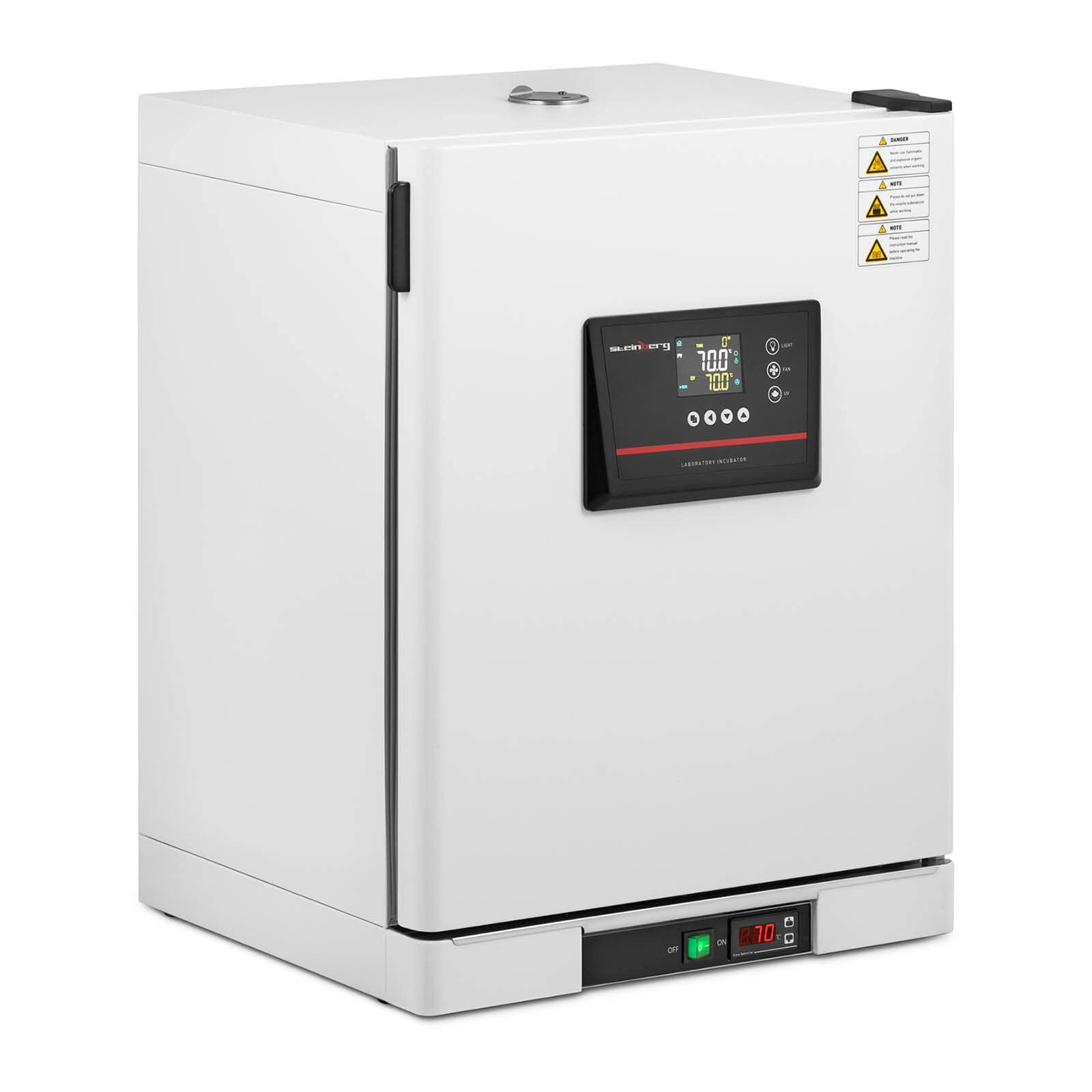 Steinberg Systems SBS-LI-65 Incubadora de laboratorio - hasta 70 °C - 65 L - circulación de aire estufa de incubación estufa de cultivo incubadora de cultivo