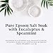 Dr Teal's Epsom Salt Soaking Solution, Relax & Relief, Eucalyptus and Spearmint, 3lbs