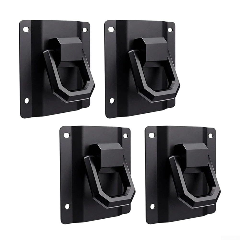 4x Aluminium Zurröse für Ford für F-150 für raptor 2015-2026 | Aluminium Zurröse, 180° klappbar, leise im Betrieb, robustes Metall, für für ford F-150