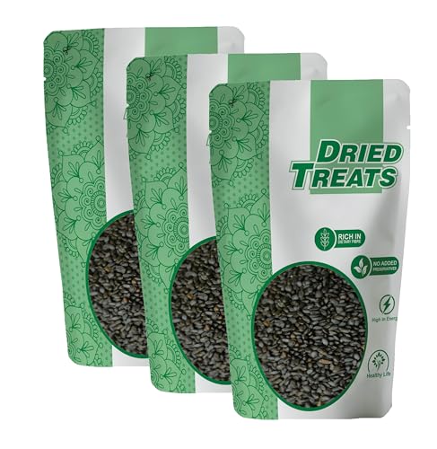 Image of Dried Treats Dried Fruits Nuts And Seeds (Sabja /Basil Seeds, 750g (3x250g))