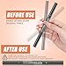 Eyebrow Pen - Eyebrow Brow Pencil 2-in-1 Dual-Ended Microblading Eyebrow Pen with Micro-Fork-Tip and Precise Brush-Tip Create Natural Hair-Like Brows, Last All-Day (Dark Brown)