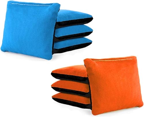 Miniatura 7 de Tailgating Pros Juego de bolsas, saquitos Pro-Style, de doble cara, suave y adherente, con relleno de resina, de gamuza y lona de pato, juego de 8 a