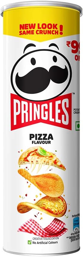 Kellogg's Pringles Pizza Jar, Potato Chip 107 Gram - Pizza