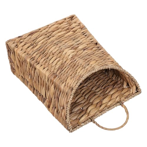 Cesta colgante de ratán para decorar las paredes de tu jardín con estilo 2