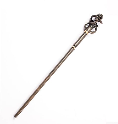 Miniatura 10 de Varita mágica Hermione, hecha a mano con núcleo de acero de resina como accesorios de rendimiento y regalos (Hermione)