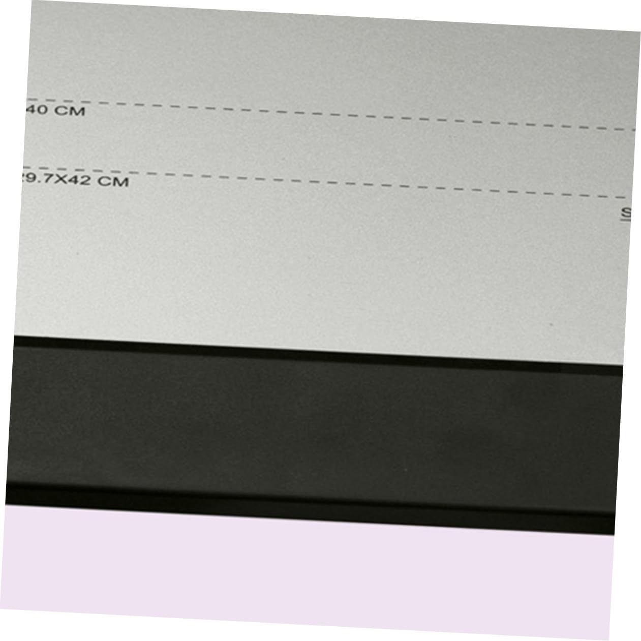 Taglierina Ghigliottina Manuale A3 A4 in Metallo Bianco | Base Millimetrata con Righello Stampato, Sistema di Bloccaggio Automatico, per Casa e Chiese