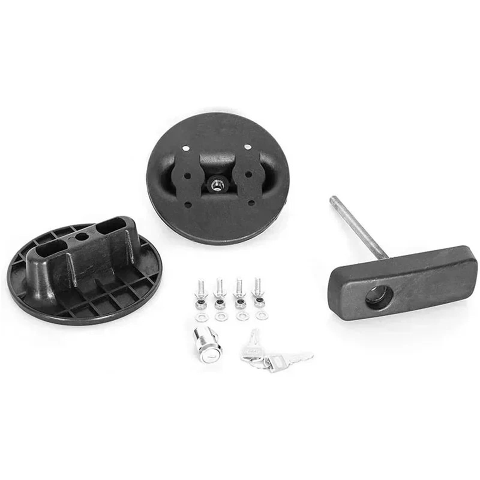 Ölwechselkanister Benzinkanister-Verriegelungshalterung für 10 20 30L Jerry Kraftstoffkanister Gastank Ölbehälter mit Schlüssel Reservekanister(2PCS for 10L)