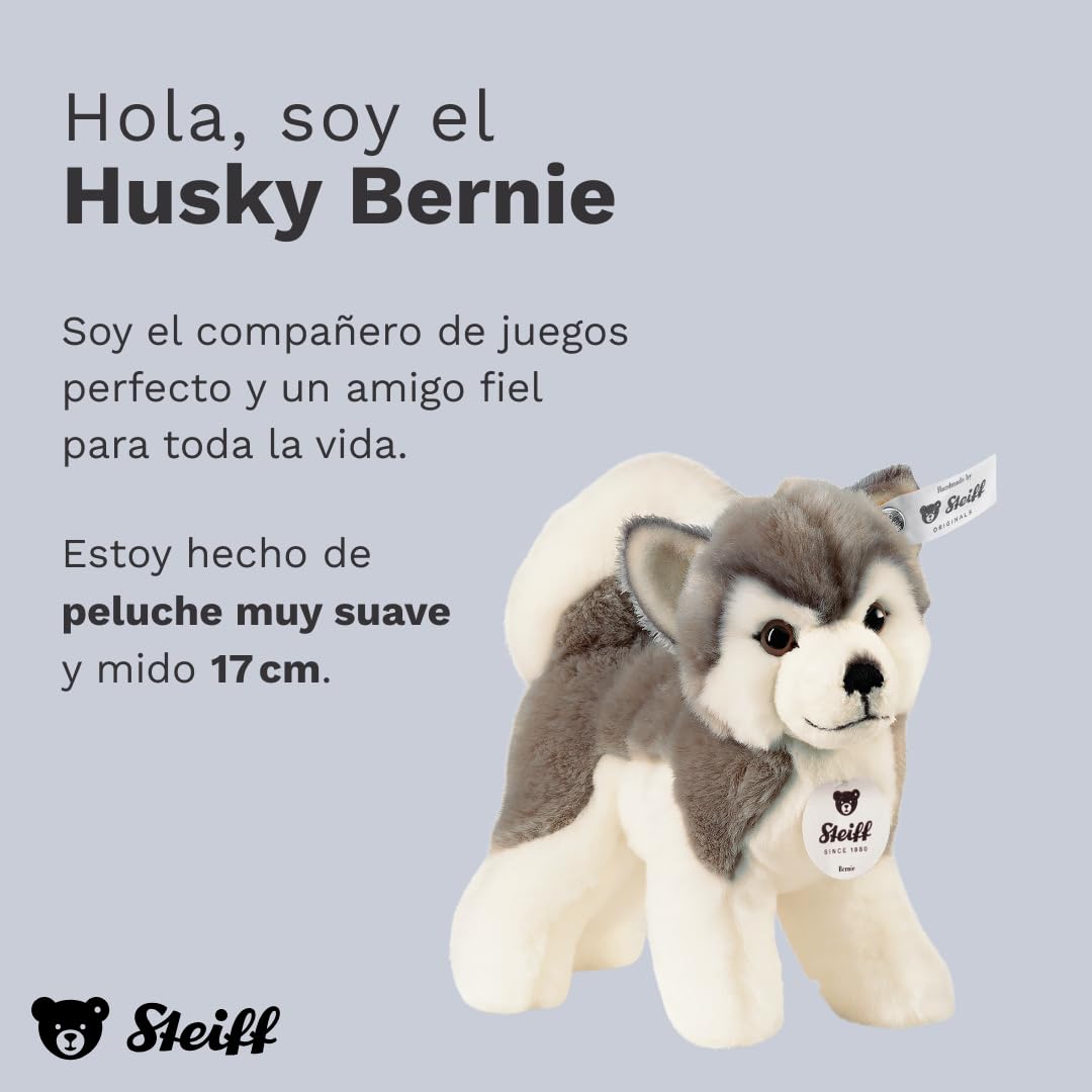 Steiff - Perrito de peluche, 17 cm (104985)