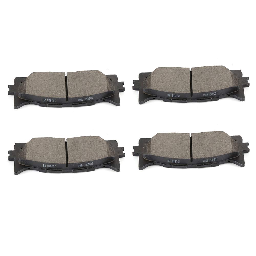 cciyu D1293 Ceramic Front Brake Pad Set For 2013-2018 For Lexus ES300h,2007-2018 For Lexus ES350,2008-2018 For Toyota Avalon,2007-2017 For Toyota For Camry