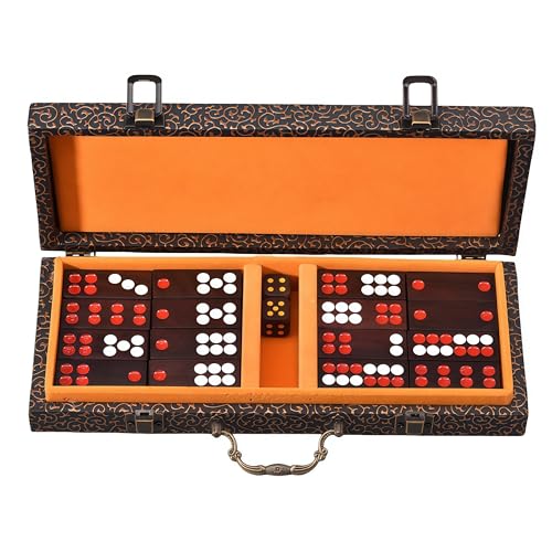 Top Natural Wood Paijiu Mahjong chino de madera miniatura 1