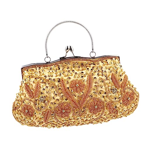 Pochette de soirée en perles sac à main de banquet luxueux pour cérémonie féminine