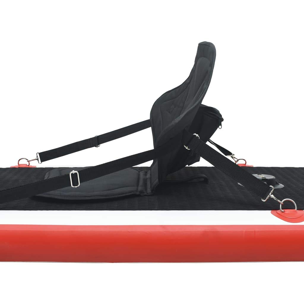 Festnight Kajak Sitz mit D-Ringen Zusammenklappbar Sitzkissen für SUP Board Kanusport Sitzstuhl Polyester Neopren Rückenlehne Sitzpolster